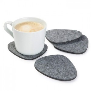 Premium Custom Cup Coaster Polyester Wool Felt Cup Coasters for Drinks