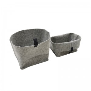 Felt Storage Basket Desktop Organizer Container