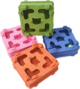 Cozy Acoustic Panel Cat Bed – Hot Sale Felt Cat Cave, Warm New Design Pet House for Indoor Cats & Dogs Customized