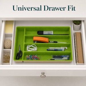 Felt storage bins double color felt desk organzier