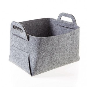 Bedroom office decoration Foldable Felt Storage Basket for Toys Laundry