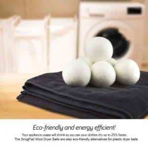 6 Pack Natural Wool Dryer Balls Laundry Balls