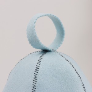 Natural Wool Material Sauna Hat Handmade Unisex-Adults Wool Sauna Hat Spa Caps Russian Japanese Sauna Banya Hat