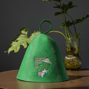 Professional Anti-Heat Sauna Hat – Unisex Adult Wool Felt Cap for Spa and Sauna Room Protection