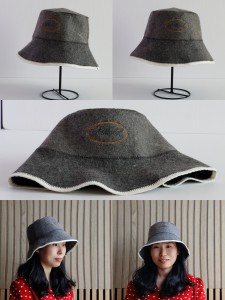 Personalized Merino Blend Sauna Hat | Absorbs Sweat, Reduces Odor