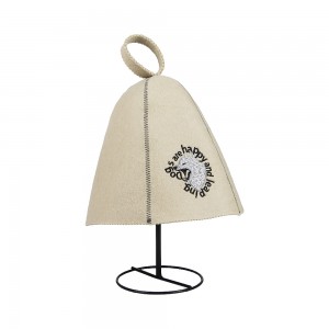 Colorful Anti-heat Sauna Hat Soft Wool Felt Material, Perfect for Sauna Room & Spa, Popular Hot Sale Cap