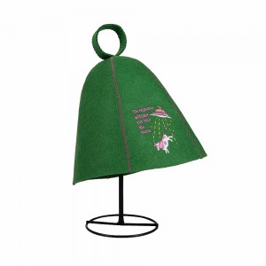 Professional Anti-Heat Sauna Hat – Unisex Adult Wool Felt Cap for Spa and Sauna Room Protection