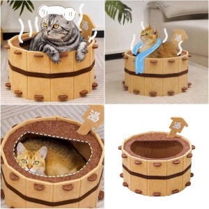 Warm Acoustic Panel Cat Bed – Customized Felt Cat Cave, Cozy Durable Pet House for Indoor Pets & Pet Accessories