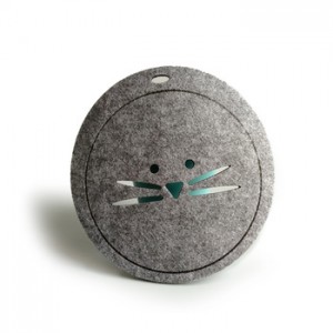 5mm colorful felt personalized custom shape logo drink coaster