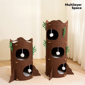 New Design Acoustic Panel Cat Bed – Warm Cozy Felt Cat Cave, Eco-friendly Pet House for Indoor Cats & Small Dogs Multi Color