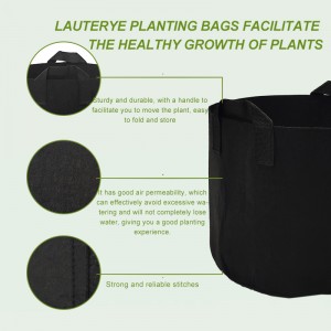 5 Gallon Grow Bags Heavy Duty 300G Thickened Nonwoven Plant FELT Fabric Pots with Handles