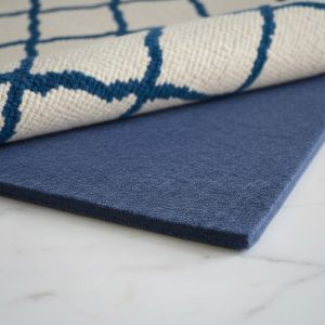 Polyester Felt Protective Cushioning Rug Pad No Odors Hardwood Floors Felt Rug Pads With Non Slip Backing