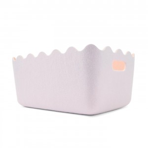 Soft Felt Fabric Storage Bin for Nursery Closet Shelves Eco Friendly Durable
