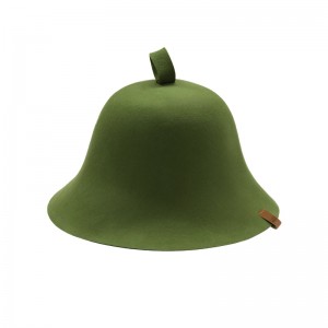 Breathable Merino Wool Sauna Cap: Keeps Head Cool, Absorbs Sweat, Fully Customizable