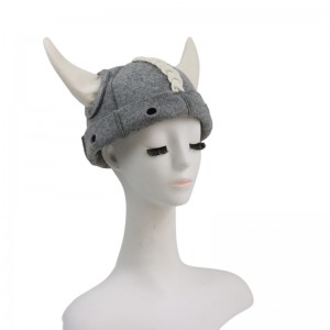 Sauna Hat Viking Russian Banya Wool Sauna Cap for Women Men Finnish Ukraine Bath Accessories Gray and White