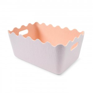Soft Felt Fabric Storage Bin for Nursery Closet Shelves Eco Friendly Durable