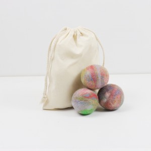Wholesale Handmade Shaped Household Cleaning Tools & Accessories Natural Reusable Laundry White Woolen Felt Dryer Ball
