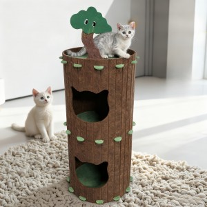 Customized Acoustic Panel Cat Bed – Warm Felt Cat Cave House, Popular Cozy Pet House for Indoor Cats & Puppies