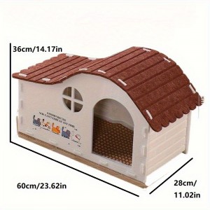 Trendy Acoustic Felt Panel Cat Bed – Colorful Cat Cave, Durable Eco-friendly Pet Bed for Indoor Cats & Pet Supplies