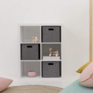 Home decoration felt large basket household desk shelf storage box organizer