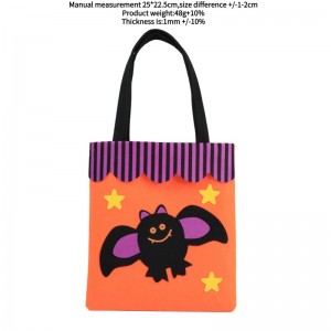 Halloween felt candy bag, festival felt bag