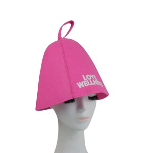 Popular Polyester Felt Sauna Hat – Unisex Adult Spa Cap, Head Protection Anti-heat for Sauna Room