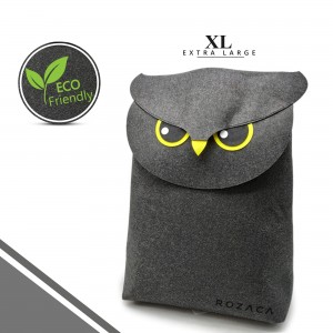 Custom Kids Toy Owl Storage Organizer Kids Felt Toys Storage Baskets for Organizing