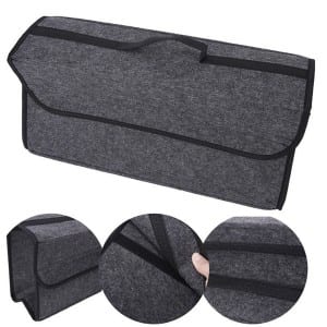 Large Capacity Car Trunk Organizer Felt With Partition Board For SUV Truck