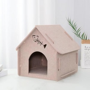 Warm Acoustic Panel Cat Bed – Multi Color Felt Cat Cave, Cozy Popular Pet Nest for Indoor Pets Supplies