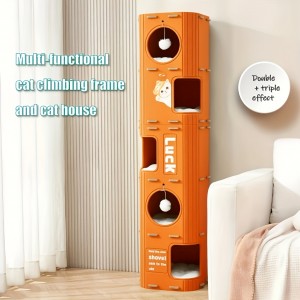 Popular Acoustic Panel Cat House – Felt Cat Cave Bed, Eco-friendly Durable Warm Pet House for Indoor Pets