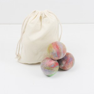 Wholesale Handmade Shaped Household Cleaning Tools & Accessories Natural Reusable Laundry White Woolen Felt Dryer Ball