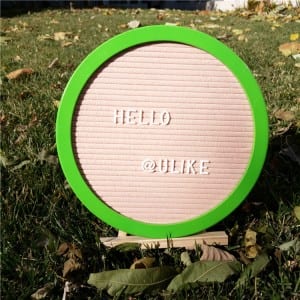 2020 Good Quality Small Letter Board - Circular felt letter board for home and party – Rolking