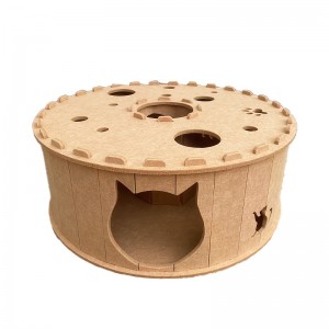 Multi Color Acoustic Panel Cat Bed – Popular Felt Cat Cave, Warm Eco-friendly Pet Bed for Indoor Pet Accessories New