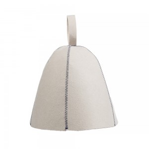 Popular Wool Felt Polyester Felt Sauna Hat – Unisex Adult Spa Cap, Head Protection Anti-heat for Sauna Room