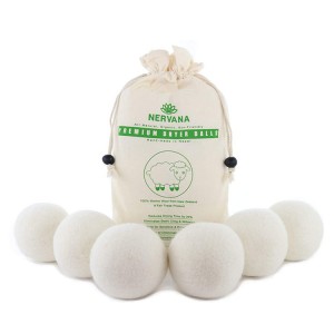 Eco-Friendly Wool Dryer Balls 3 Inch Reusable Laundry for Natural Drying Colored