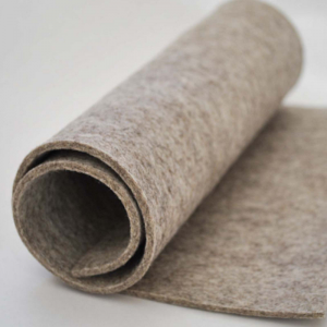 3mm Thick Felt 100% Wool Felt Fabric Rolls Industrial Wool Felt Natural RWS Certified