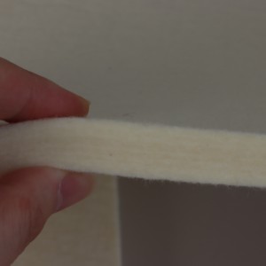 Customizable Eco-Friendly White Wool Felt Sheet – Thickness Optional for Industrial Projects, Handmade Crafts & Holiday Decor
