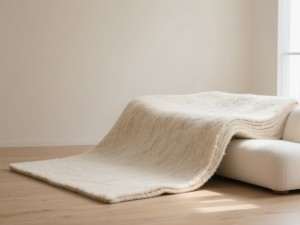 100% Pure White Wool Felt Sheets – Industrial Craft Grade, Custom Sizes for Seasonal DIY