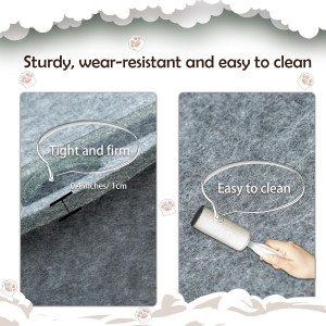 Durable Acoustic Felt Cat Cave – New Acoustic Panel Cat Bed, Eco-friendly Cute Pet House for Indoor Cats & Dogs