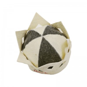 Premium Wool Felt Sauna Cap – Unisex Adult Head Protection Anti-Heat for Sauna Room & Spa