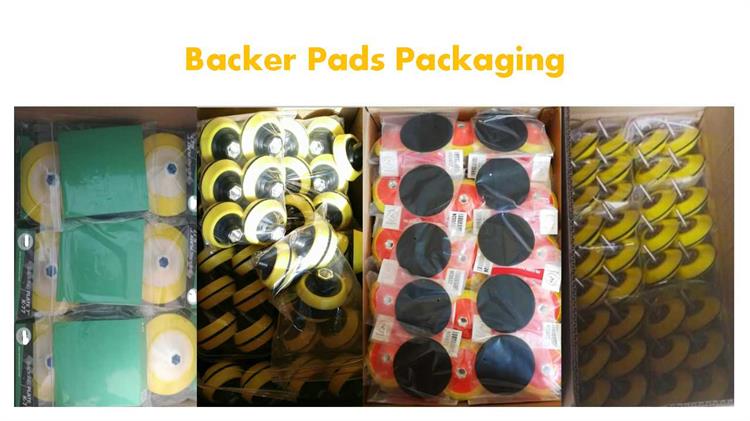 backer pads packaging