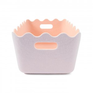Soft Felt Fabric Storage Bin for Nursery Closet Shelves Eco Friendly Durable