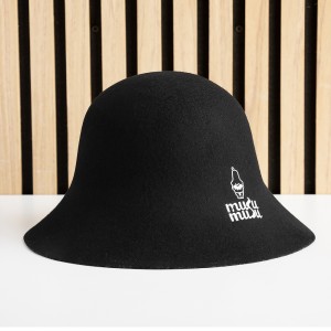 Anti Heat Sauna Hat Wool Felt Shower Hats Sauna Bathroom Accessories Wool Sauna Hat Custom Embroidery Logo