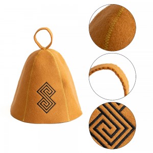 Thermal Wool Sauna Hat | Custom Colors & Private Label Woven Tag