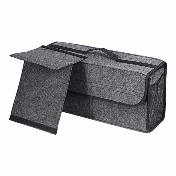 Large Anti Slip Compartment Boot Storage Organizer Tool Car Storage Bag Car Trunk  Organizer Soft Felt