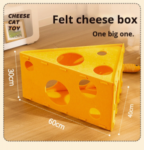 Latest Acoustic Felt Panel Cat Bed – Warm Cat Cave House, Eco-friendly Cute Pet House for Indoor Cats & Home Decor