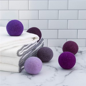 Eco-Friendly Wool Dryer Balls 3 Inch Reusable Laundry for Natural Drying Colored