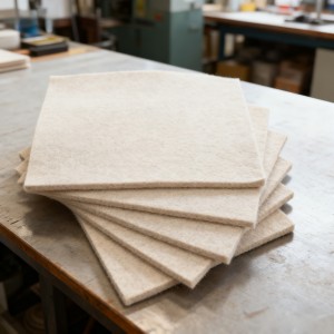 Eco-Friendly Heavy Duty White Wool Felt Sheets – Custom Size for Industrial & DIY Applications