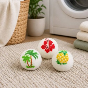 Premium Natural Wool Ball Fabric Softener for Dryer Laundry Balls & Discs