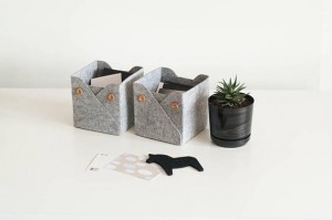 New Design Foldable Felt Storage Basket with Different Size